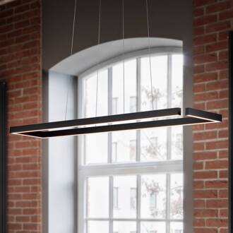 LED hanglamp Marisa-100, zwart mat, 100 x20cm