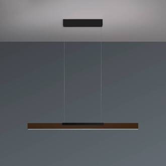 LED hanglamp Nano 2.0, lengte 100 cm, brons/zwart brons, zwart