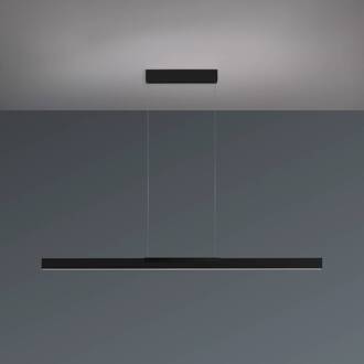 LED hanglamp Nano 2.0, lengte 140 cm, zwart, metaal