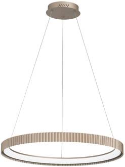 LED hanglamp Niike, goudkleurig, Ø 70 cm, metaal, CCT