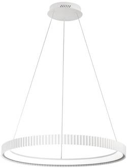 LED hanglamp Niike, wit, Ø 70 cm, metaal, CCT
