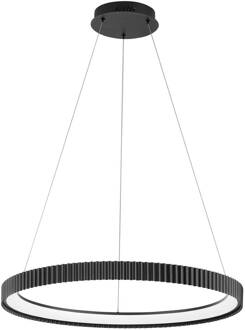 LED hanglamp Niike, zwart, Ø 70 cm, metaal, CCT