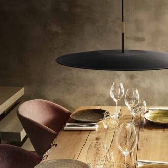 LED hanglamp OVERFLY PLUS, zwart Ø 55 cm metaal 927