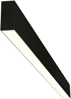 LED Hanglamp - Plafondlamp - Hangverlichting - Lijnverlichting - Lineaire Verlichting - Cobalt - 40W - Natuurlijk Wit Zwart