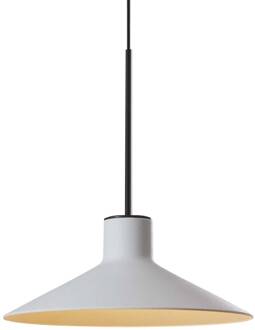 LED hanglamp Platet, zwart/grijs, Ø 20 cm ebbenhout-zwart, lichtgrijs