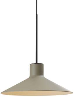 LED hanglamp Platet, zwart/olijfgrijs, Ø 20 cm ebbenhout-zwart, olijfgrijs