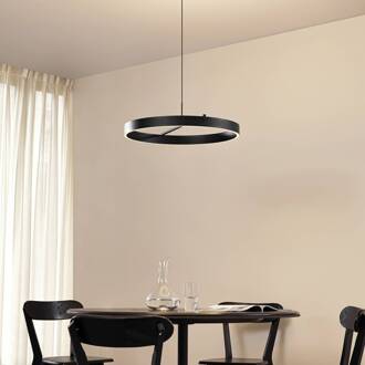 LED hanglamp Rovan, Ø 60 cm, zwart, CCT, dimbaar