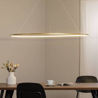 LED hanglamp Saturno, Ø 120 cm, goudkleurig, 1-lamp, 4.000 K