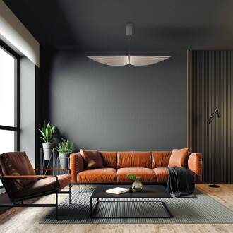 LED hanglamp SERAPH, matzwart, lengte 105 cm, metaal zwart mat