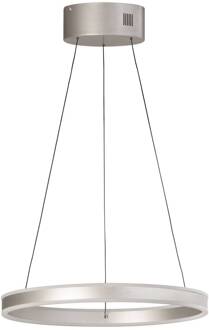 LED hanglamp Silvio, Ø 50 cm, nikkel mat, metaal, CCT,