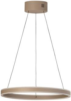 LED hanglamp Silvio, Ø 60 cm, greige, metaal, CCT