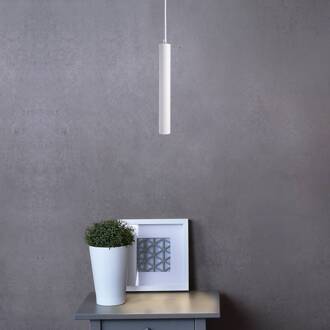 LED hanglamp Slim, wit, aluminium, 2.700 K