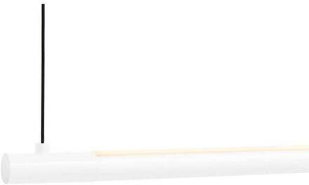 LED hanglamp Straw 200, wit, aluminium