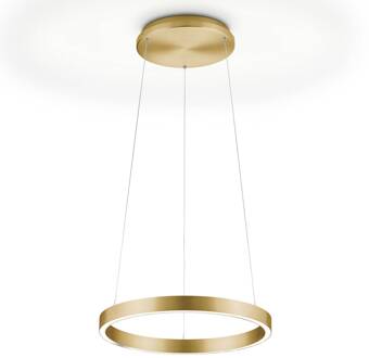LED hanglamp Svea-40, gebarensensor, goud mat goud