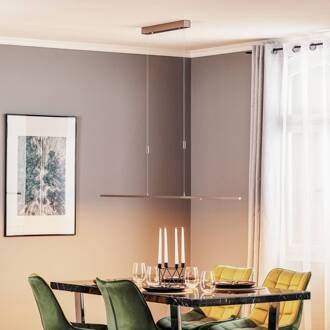 LED hanglamp Tolu, nikkel, lengte 158 cm mat nikkel, chroom