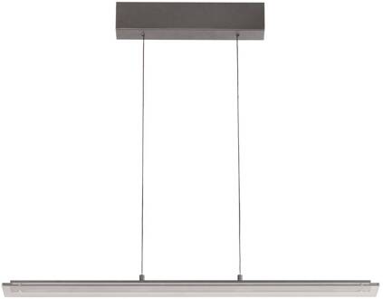LED hanglamp Torvi, zandgrijs/rookgrijs,  88 cm metaal/glas zandgrijs, rookgrijs