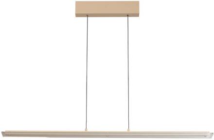 LED hanglamp Torvi, zandkleurig/wit, lengte 115 cm, CCT zand, wit