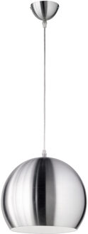Led Hanglamp - Trion Boniro - E27 Fitting - 1-lichts - Rond - Mat Nikkel - Aluminium Zilverkleurig