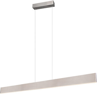 LED Hanglamp - Trion Hala - 35W - Aanpasbare Kleur - Aanraakschakelaar - IP20 - Rechthoek - Mat Nikkel - Metaal Helder/Koud wit;Warm wit;Natuurlijk wit