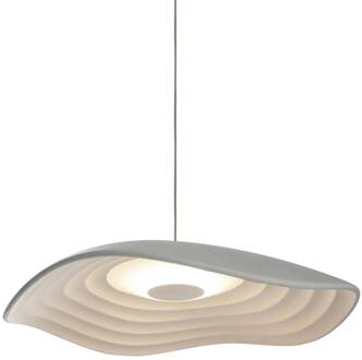 LED hanglamp Valentina S24, grijs/wit, Ø 24 cm grijs, wit
