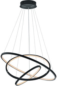 LED Hanglamp WiZ - Smart LED - Hangverlichting - Trion Noraan - 80W - Aanpasbare Kleur - RGBW - Afstandsbediening - Grijs