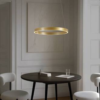 LED hanglamp Yonam, Ø 60 cm, 1-lamp, goud, CCT goud, wit