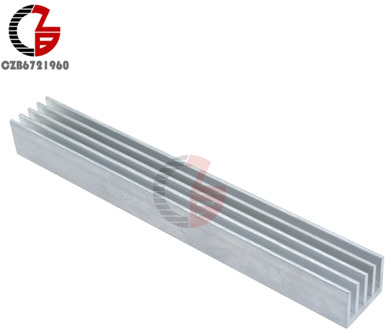 LED Heat Sink Silver-White Aluminum 150x19.7x15.6mm