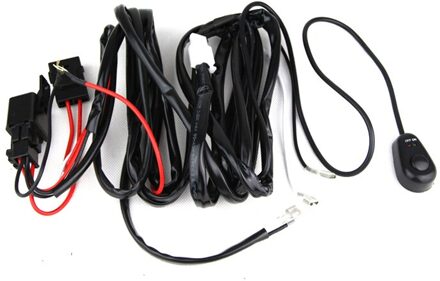 LED HID Halogeen Rijden Kabelboom Kit Fog Spot Werk 2.8 m Lengte 12 V/24 V 40A Voor Auto Vrachtwagen Motorfiets Offroad ATV 4X4 12v 180w