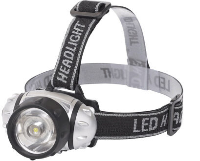 LED Hoofdlamp - Aigi Hitro - Waterdicht - 50 Meter - Kantelbaar - 1 LED - 1.8W - Zilver Vervangt 13W Zilverkleurig