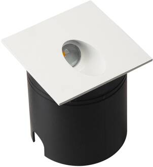 LED inbouwlamp Aspen IP65, hoekig, wit