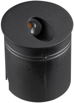 LED inbouwlamp Aspen IP65, rond, zwart