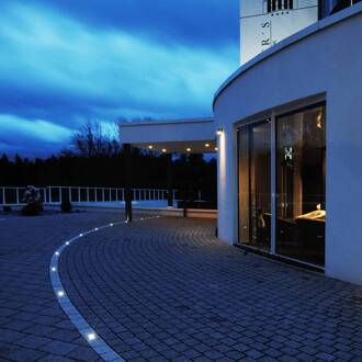 LED inbouwlamp Basic Round IP67 3.000K geborsteld zilver