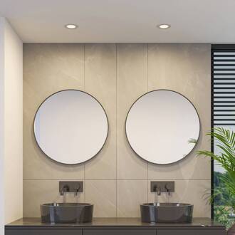 LED inbouwlamp Cadance, zilver, 12 cm, set van 10, CCT zilver, wit