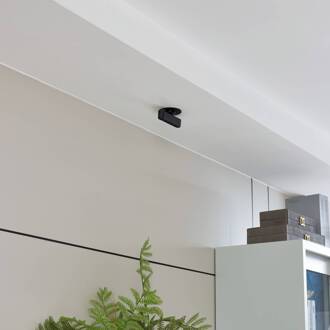 LED inbouwlamp Eldrin, zwart, lichtpunten,13,1cm