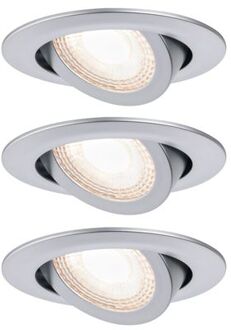 LED-inbouwlamp Monnieres I, Paulmann Zilver