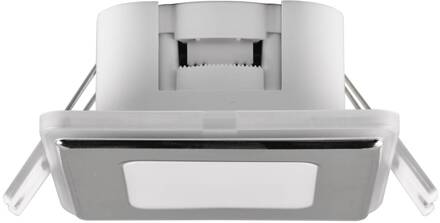 LED inbouwlamp Nimbus IP44 8,5x8,5cm 830 chroom