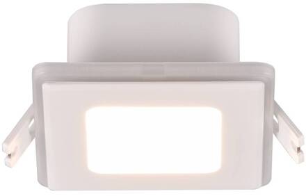LED inbouwlamp Nimbus IP44 8,5x8,5cm 830 wit mat wit