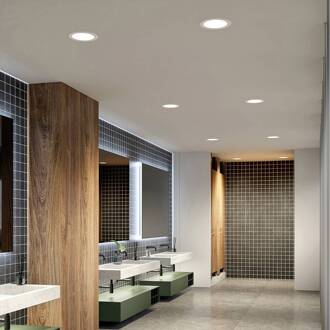 LED inbouwlamp Rida, 3 stuks, wit, 23 cm, 25W, CCT, IP44