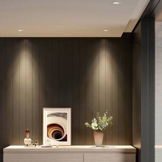 LED inbouwlamp Shimar, wit, 9 W, 3000K, dimbaar