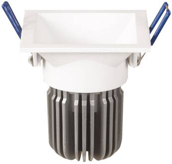 LED inbouwlamp Toodle hoekig symmetrisch, wit