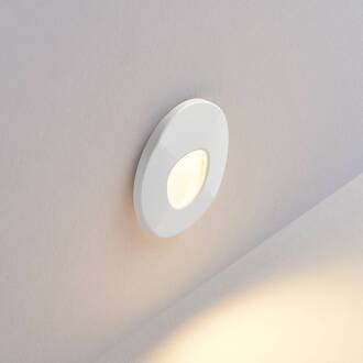 LED inbouwlamp Wall 68R Sina IP44 RD, wit, CCT wit / opaal