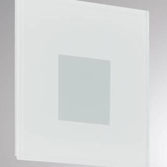 LED inbouwlamp Wand R68 Glas SQ, wit, aluminium, CCT wit / opaal