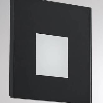 LED inbouwlamp Wand R68 Glas SQ, zwart, CCT