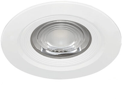 LED Inbouwspot - Brinton - 7W 630lm 38D - IP54 Waterdicht - 830 Warm Wit 3000K - Rond - Wit