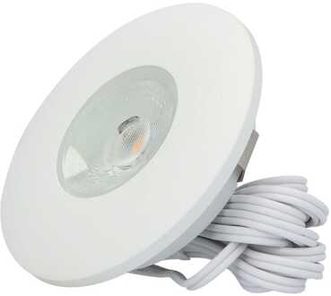 LED Inbouwspot Pavo wit 3 Watt 2700K 260lm Ø69 mm