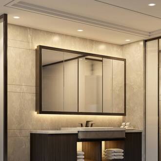 LED inbouwspot Rida, wit. Ø 10 cm, CCT, IP44