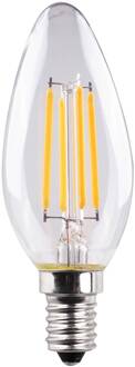 LED kaars E14 4,2 W gloeidraad 2.700 K helder, set van 2