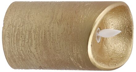 Led Kaars Licht Elegante Kaars Licht Swingende Vlam Licht Metalen Geschilderd Lamp Rookloze Kaars Voor Thuis Party Bar gouden 1