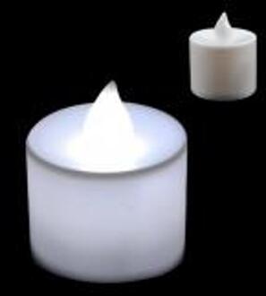 Led Kaars Licht Multicolor Lamp Simulatie Vlamloze Thee Licht Thuis Bruiloft Verjaardag Party Decor Kerst Halloween wit