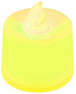 Led Kaars Lichten Thee Lichten Elektrische Kaars Lamp Nightlights Thuis Kaarsen Voor Kerst Bruiloft Decoratie Verlichting 1 Pc Geel